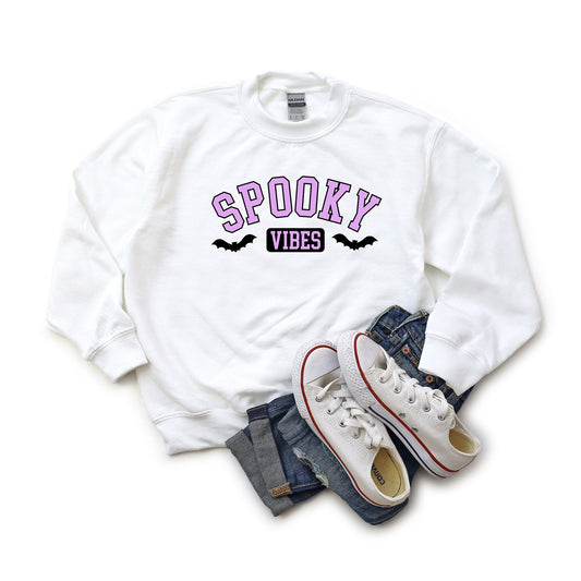 Spooky Vibes Bats | Youth Graphic Sweatshirt