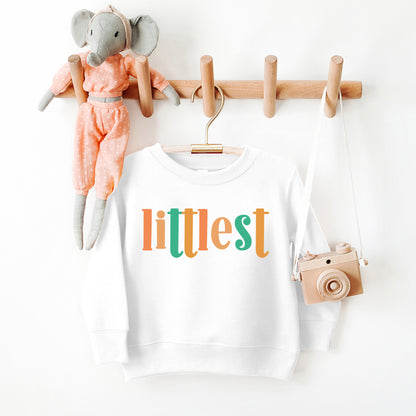 Littlest Colorful | Toddler Graphic Sweatshirt