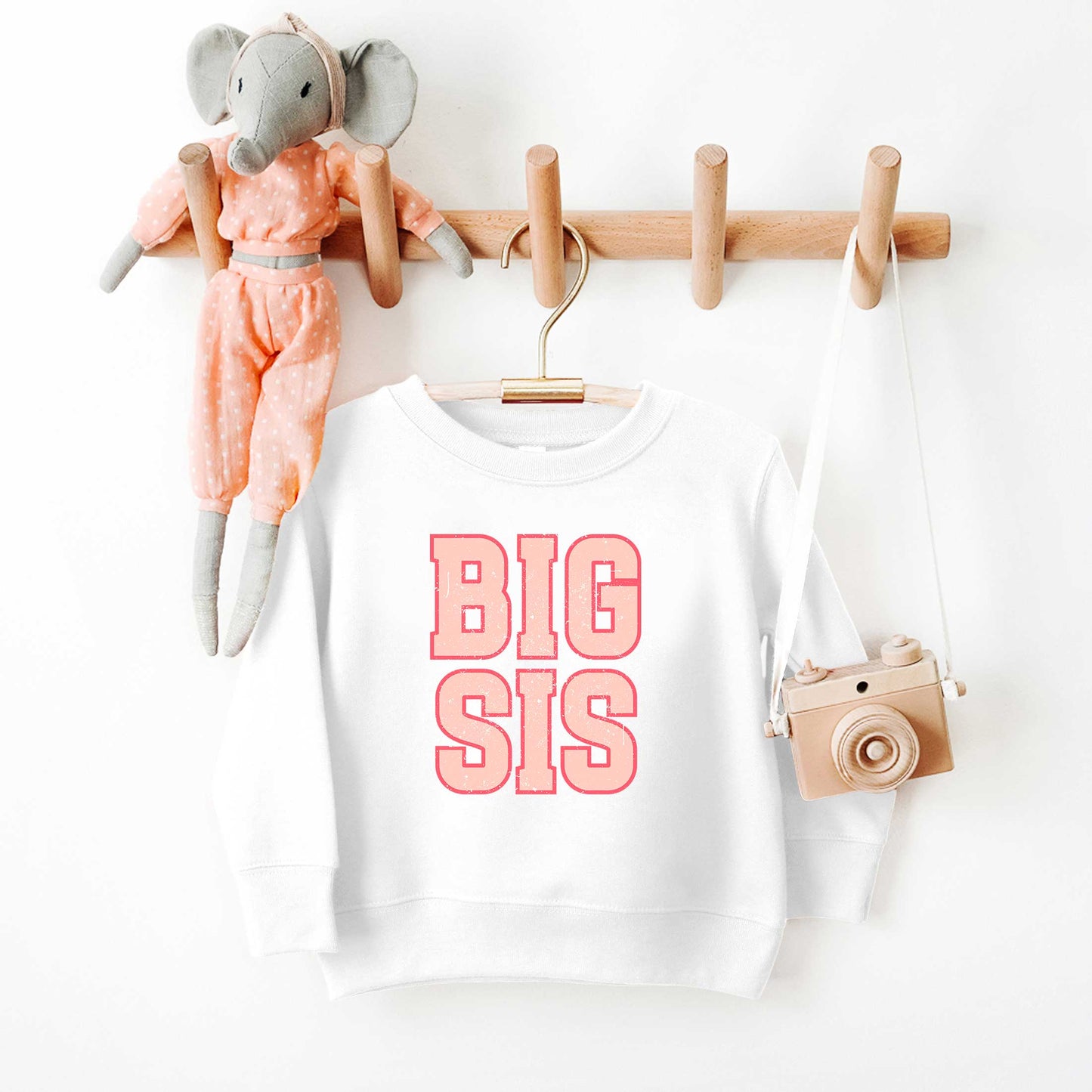 Big Sis Distressed | Toddler Sweatshirt