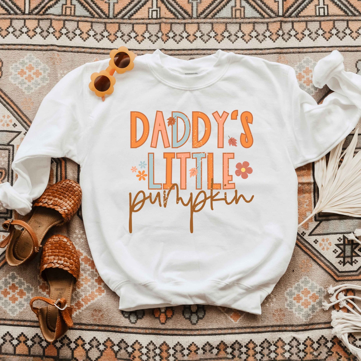 Daddy's Little Pumpkin | Youth Graphic Sweatshirt