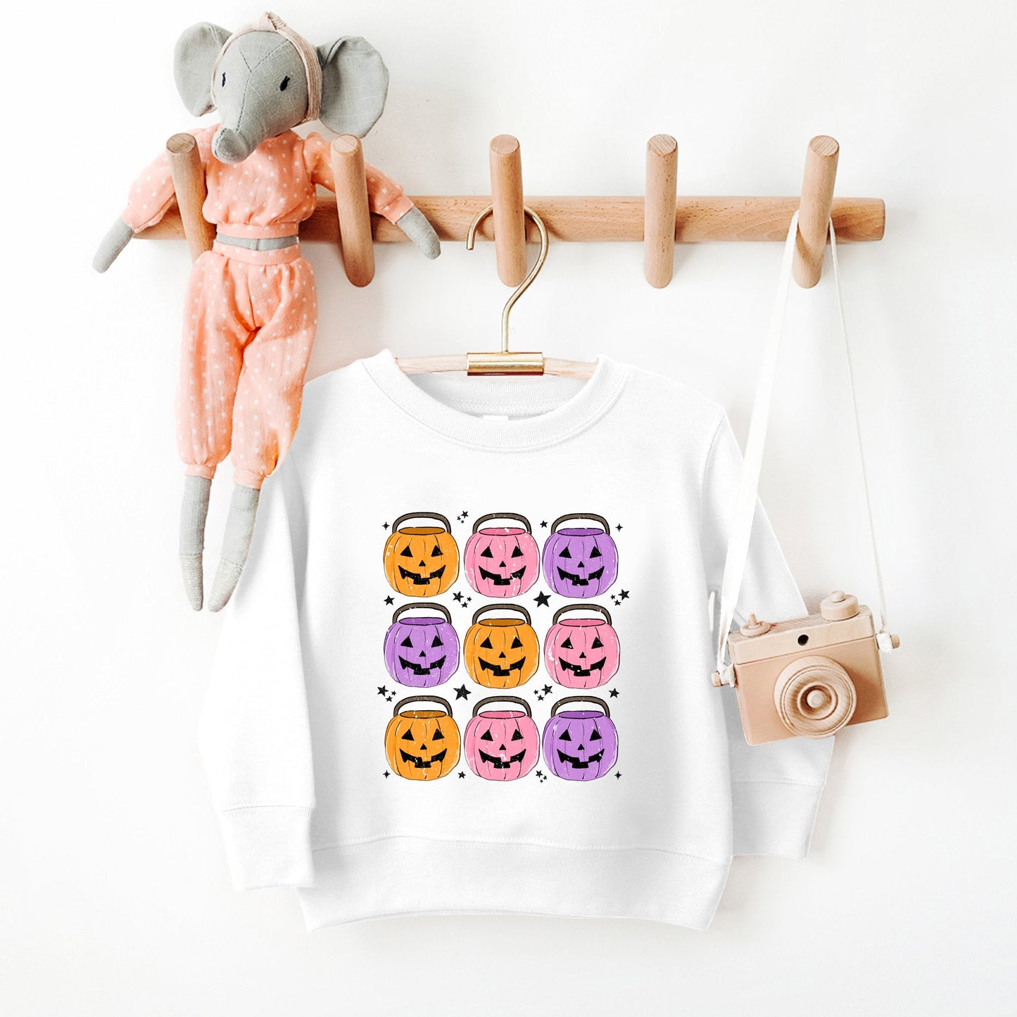 Halloween Candy Bucket Chart | Toddler Graphic Sweatshirt