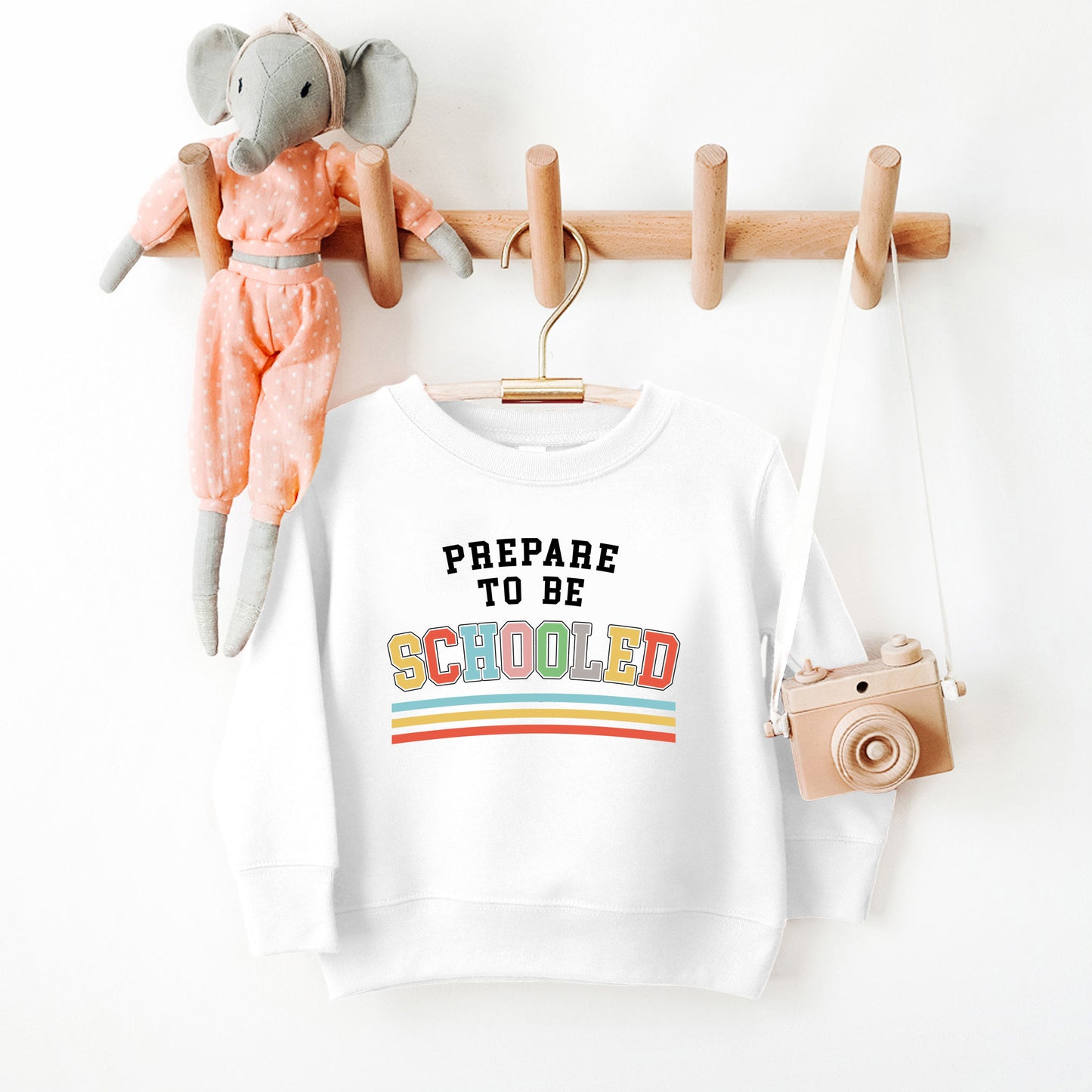 Prepare To Be Schooled | Toddler Graphic Sweatshirt