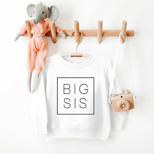 Big Sis Square | Toddler Graphic Sweatshirt