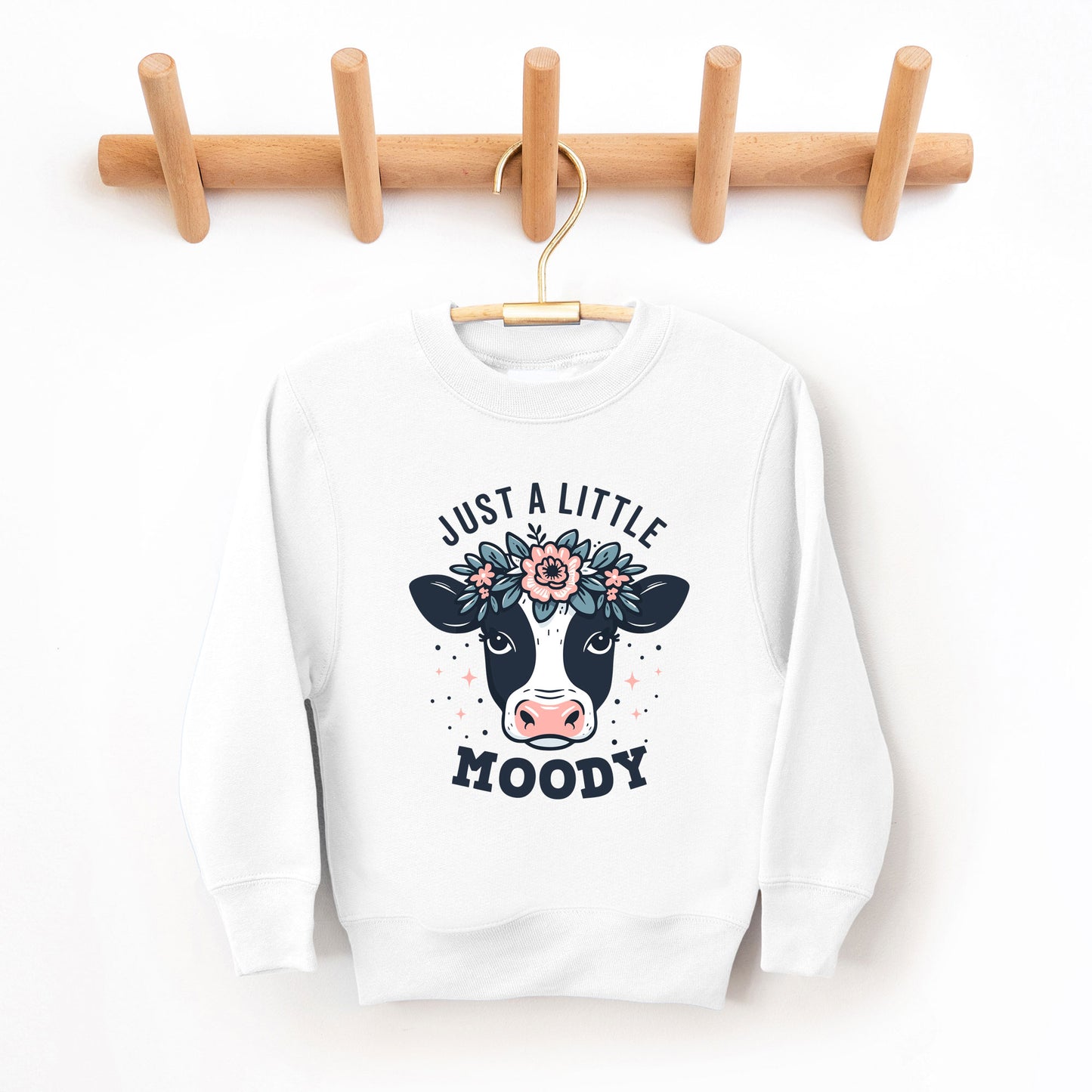 A Little Moody | Youth Graphic Sweatshirt