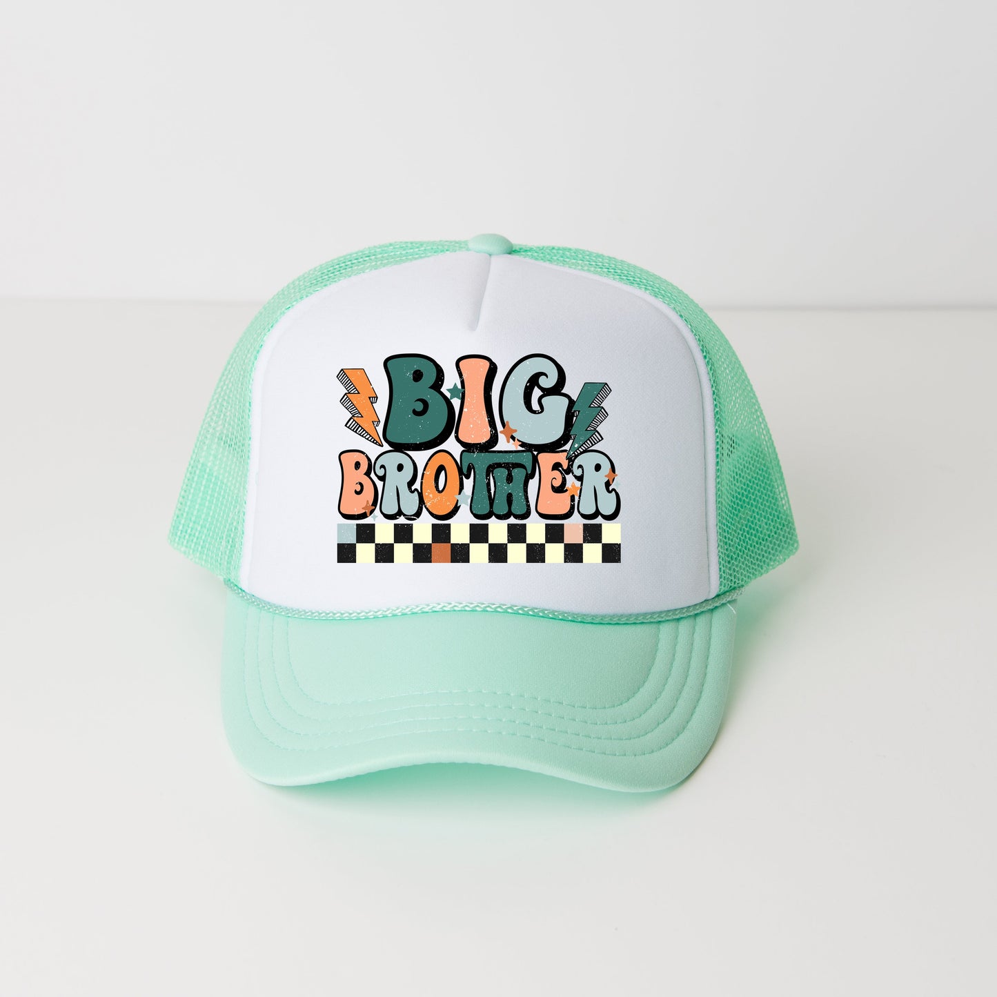 Big Brother Checkered | Youth Foam Trucker Hat