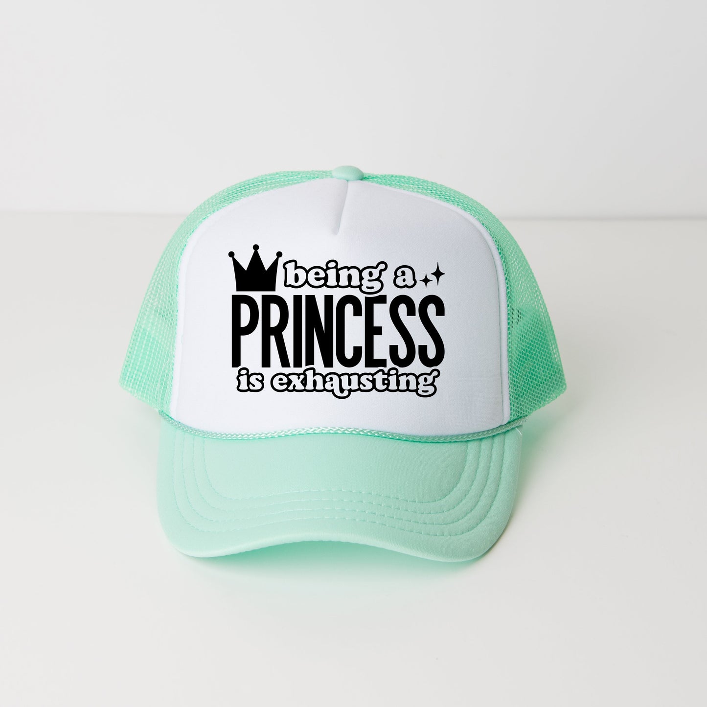 Being A Princess Is Exhausting | Youth Foam Trucker Hat