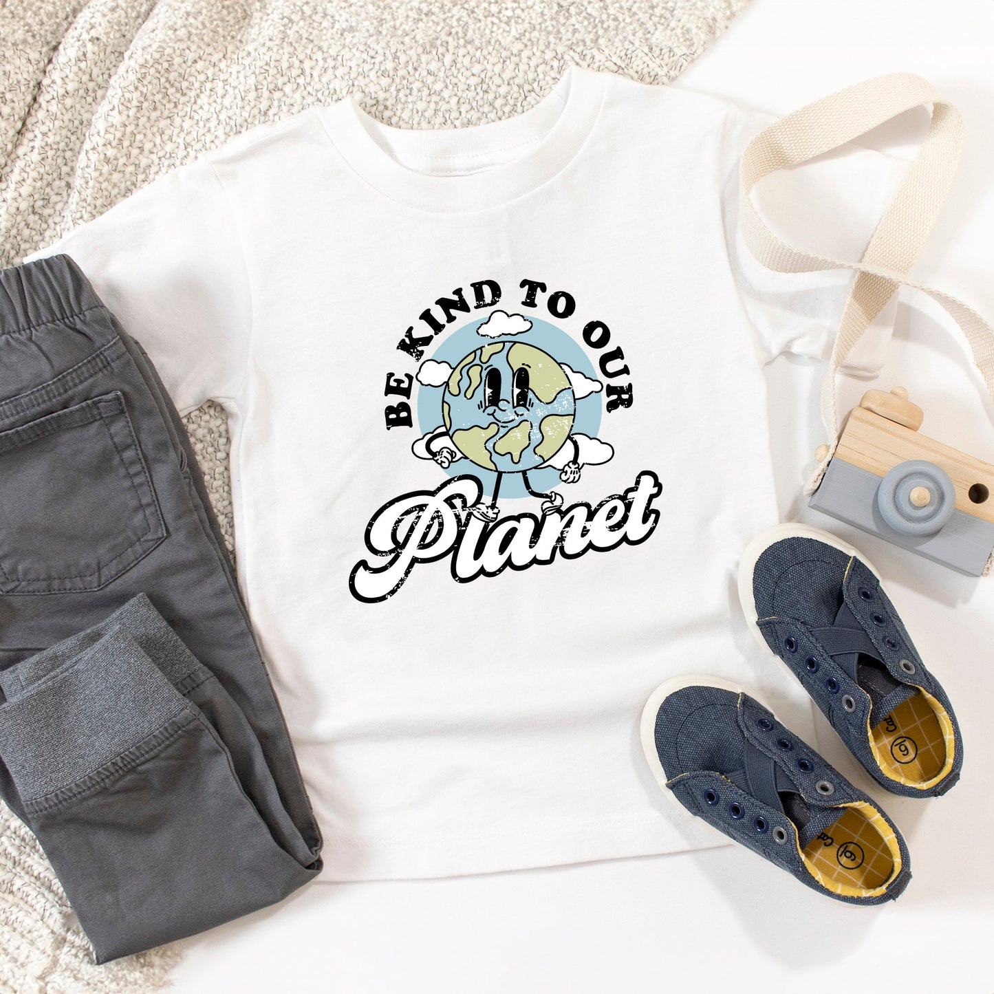 Be Kind To Our Planet | Toddler Graphic Short Sleeve Tee