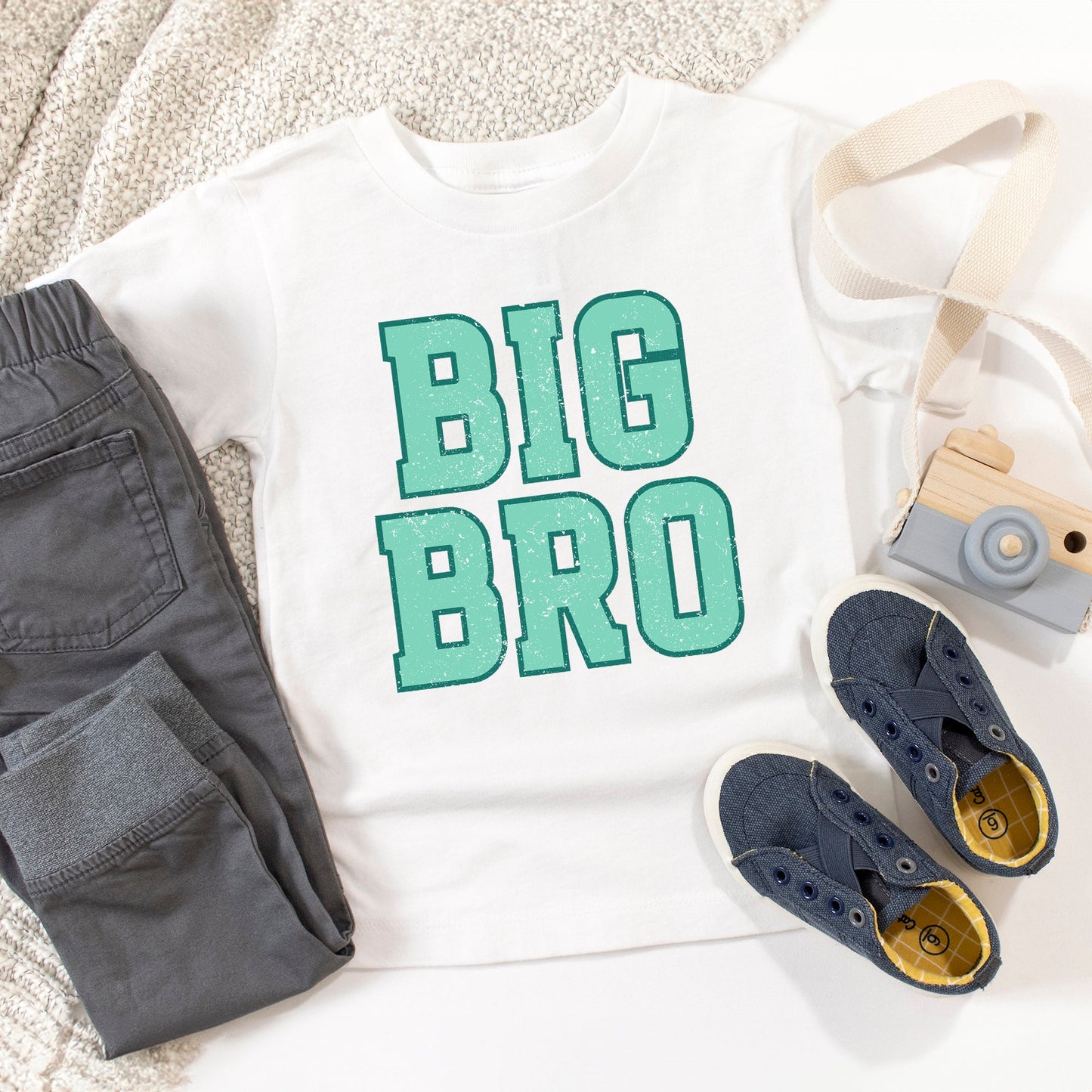 Big Bro Distressed | Toddler Graphic Short Sleeve Tee