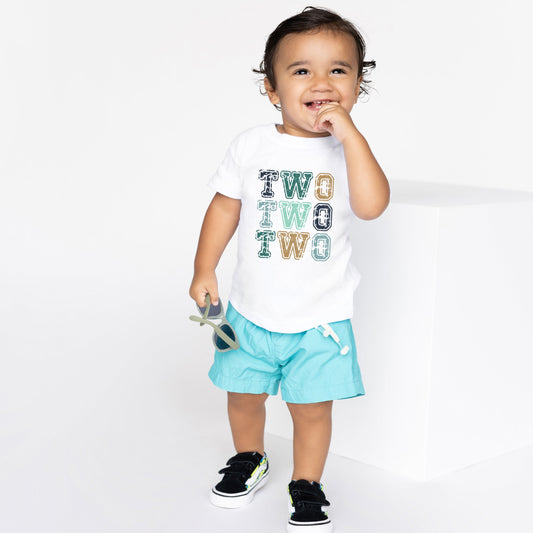 Two Two Two | Toddler Graphic Short Sleeve Tee