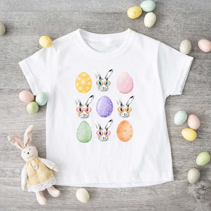 Bunny Egg Easter Chart | Toddler Short Sleeve Crew Neck