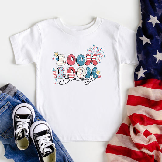 Boom Boom Baby | Toddler Short Sleeve Crew Neck