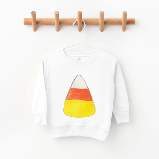 Watercolor Candy Corn | Toddler Graphic Sweatshirt