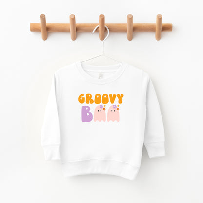 Groovy Boo Ghost | Toddler Graphic Sweatshirt