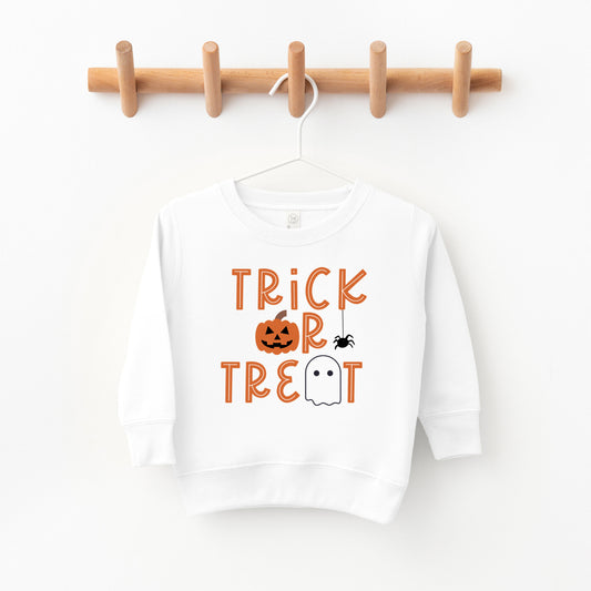 Trick Or Treat Spider | Toddler Graphic Sweatshirt