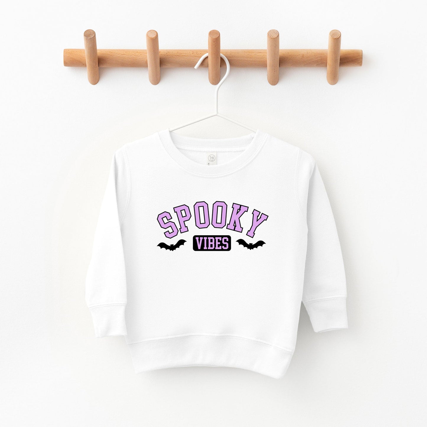 Spooky Vibes Bats | Toddler Graphic Sweatshirt