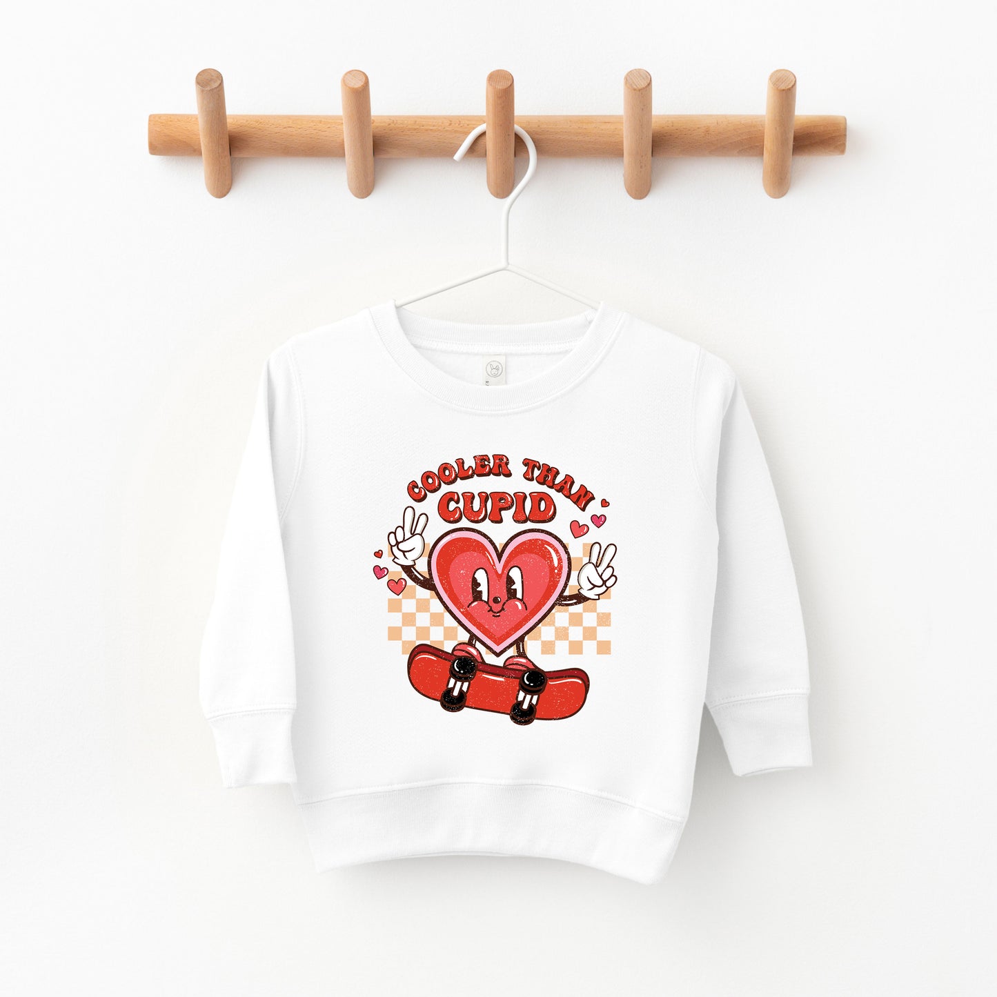 Cooler Than Cupid Skater | Toddler Sweatshirt