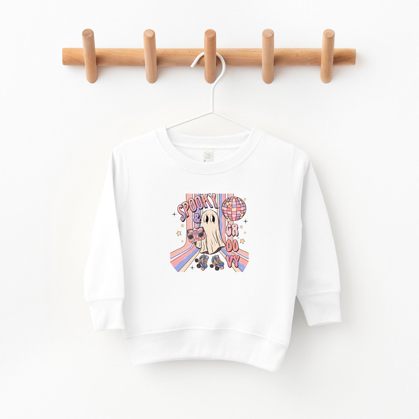 Spooky And Groovy | Toddler Graphic Sweatshirt
