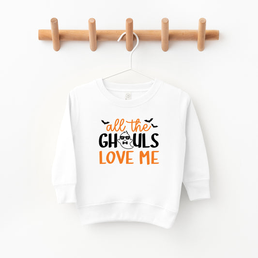 All The Ghouls Love Me Bats | Toddler Graphic Sweatshirt