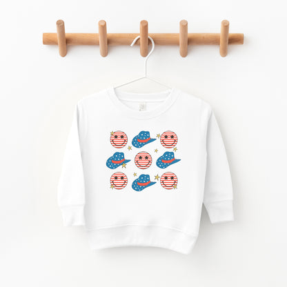 Cowgirl Smiley | Toddler Sweatshirt