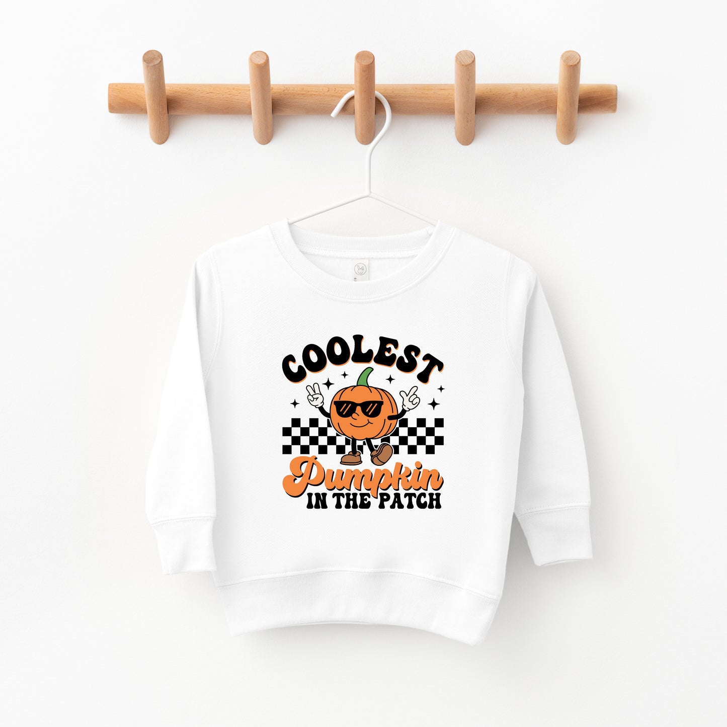 Coolest Pumpkin In The Patch | Toddler Graphic Sweatshirt