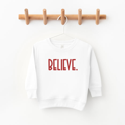 Believe Bold | Toddler Graphic Sweatshirt