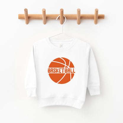Basketball With Ball | Toddler Graphic Sweatshirt