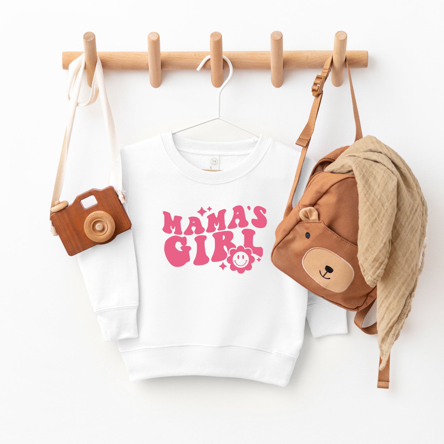 Mama's Girl Flower | Toddler Sweatshirt