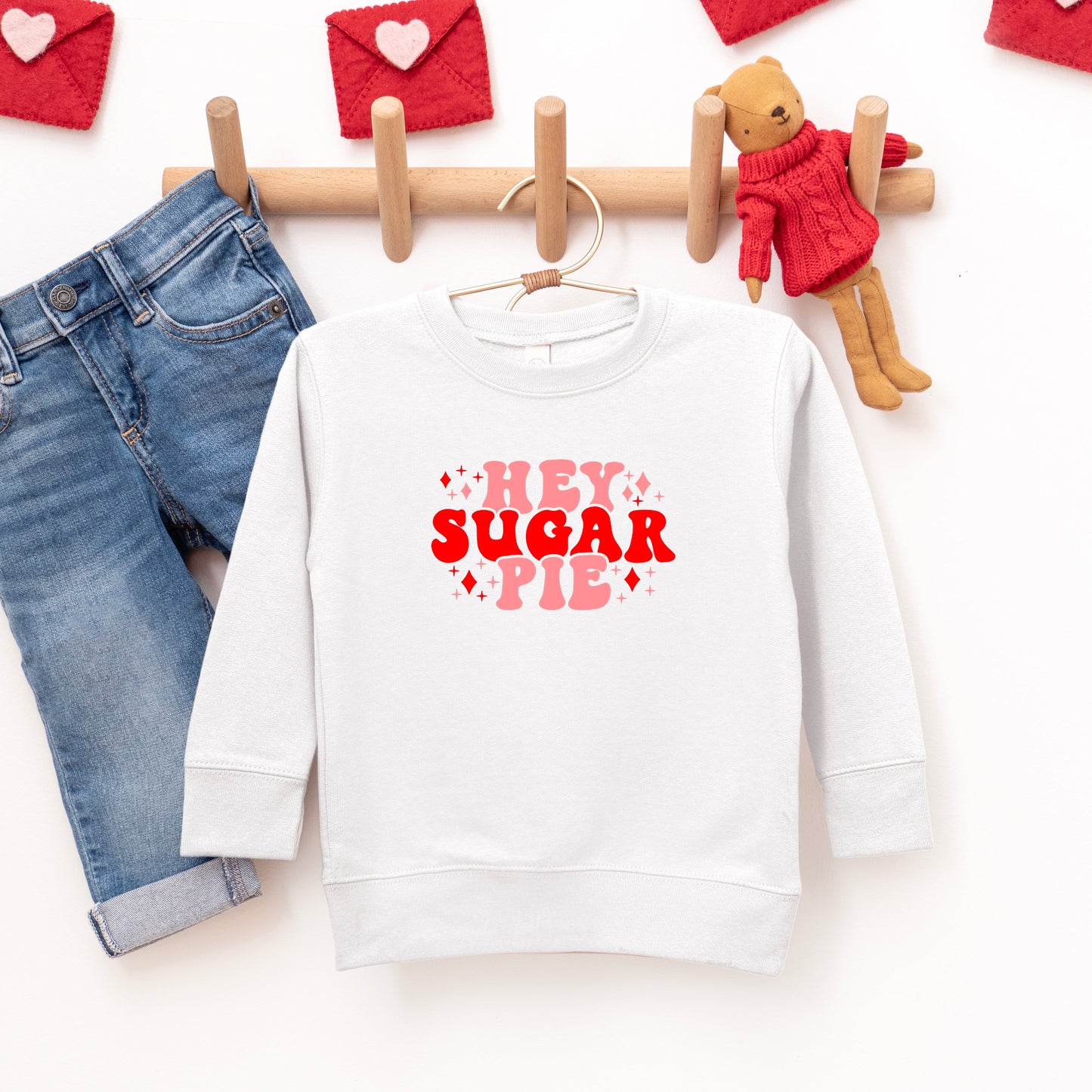 Hey Sugar Pie Stars | Toddler Graphic Sweatshirt