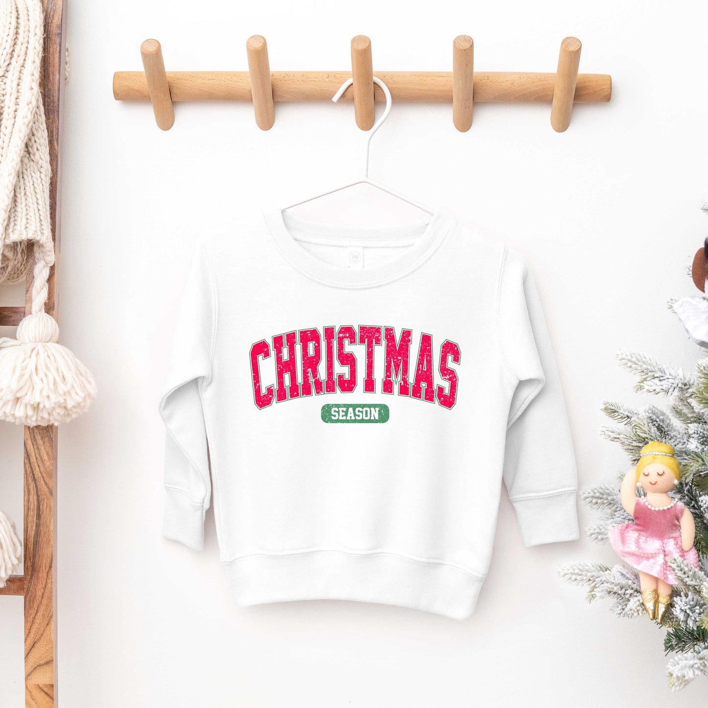 Varsity Christmas Season | Toddler Graphic Sweatshirt