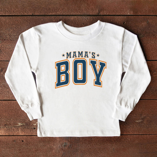 Mama's Boy Stars | Toddler Long Sleeve Tee