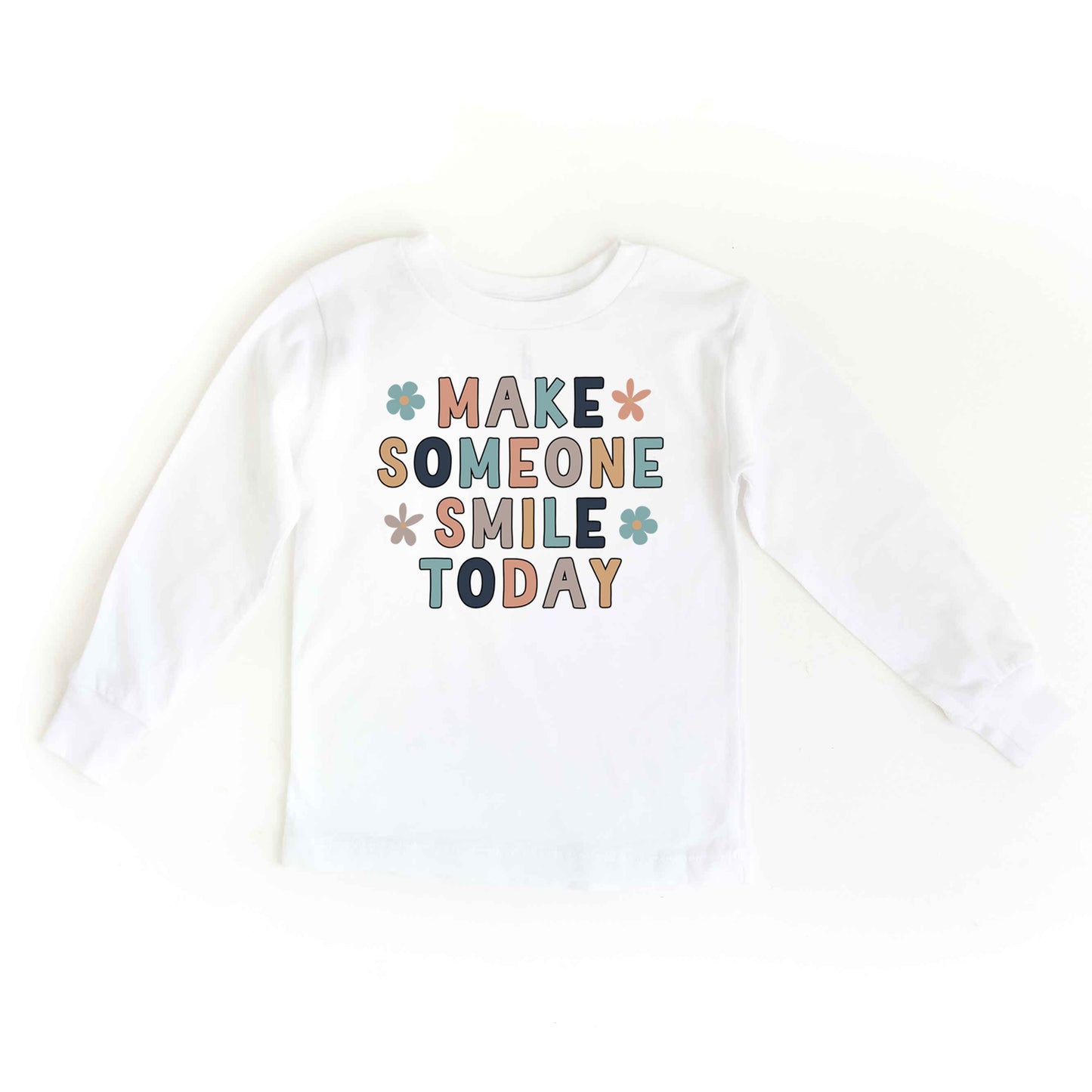Make Someone Smile Today | Youth Graphic Long Sleeve Tee