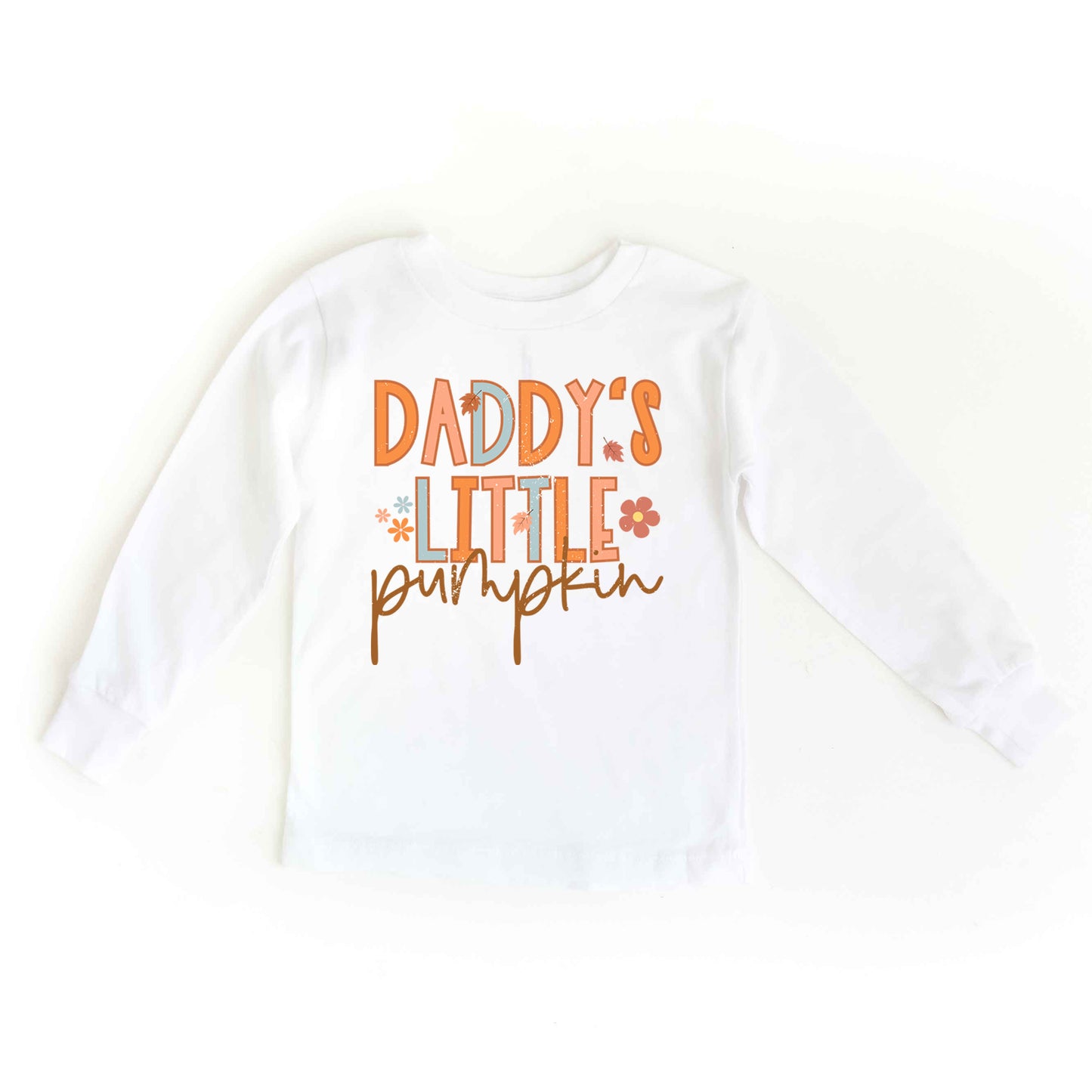Daddy's Little Pumpkin | Toddler Graphic Long Sleeve Tee