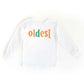 Oldest Colorful | Toddler Graphic Long Sleeve Tee