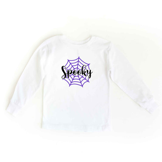 Spooky Web | Toddler Graphic Long Sleeve Tee