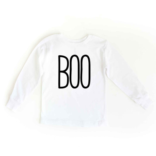 Boo Word | Youth Graphic Long Sleeve Tee