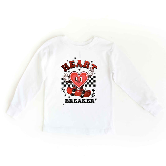 Heart Breaker Skater | Toddler Long Sleeve Tee