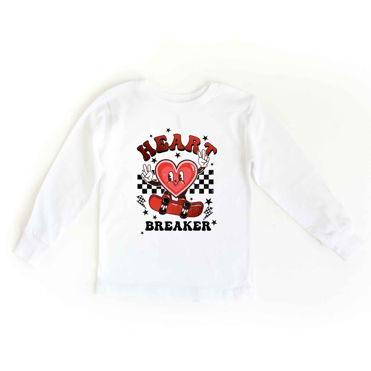 Heart Breaker Skater | Toddler Long Sleeve Tee