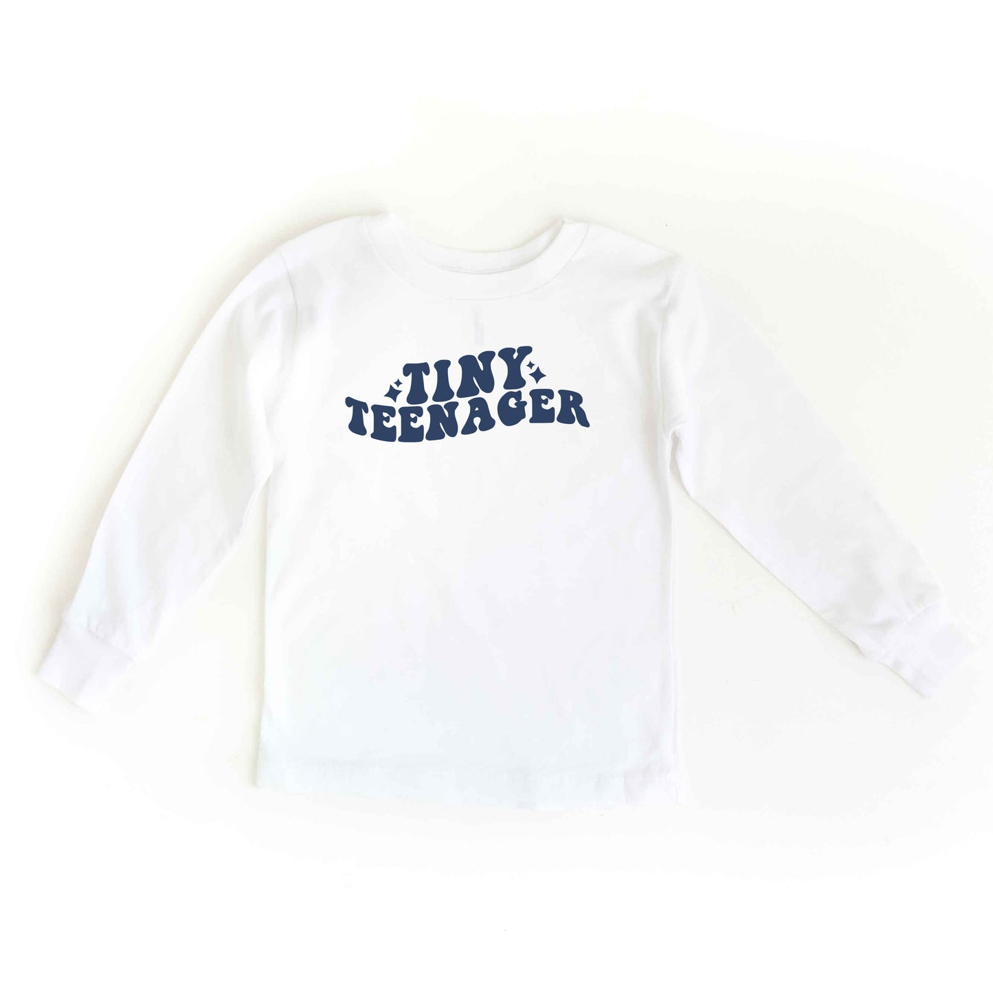 Tiny Teenager Wavy | Youth Long Sleeve Tee