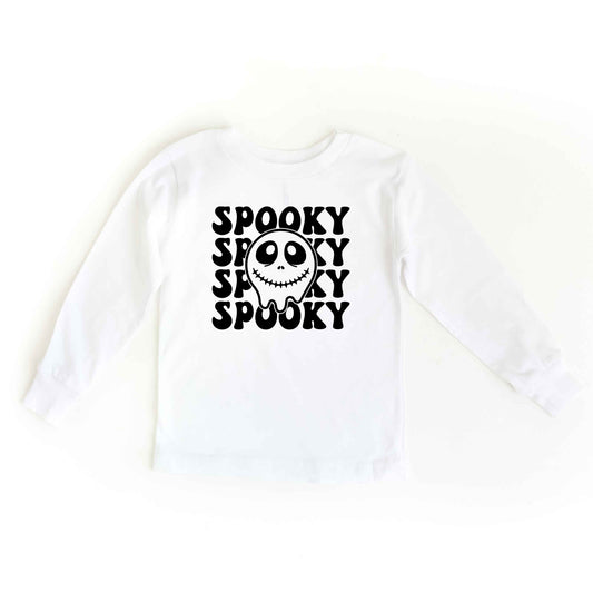 Spooky Smiley Jack | Toddler Graphic Long Sleeve Tee