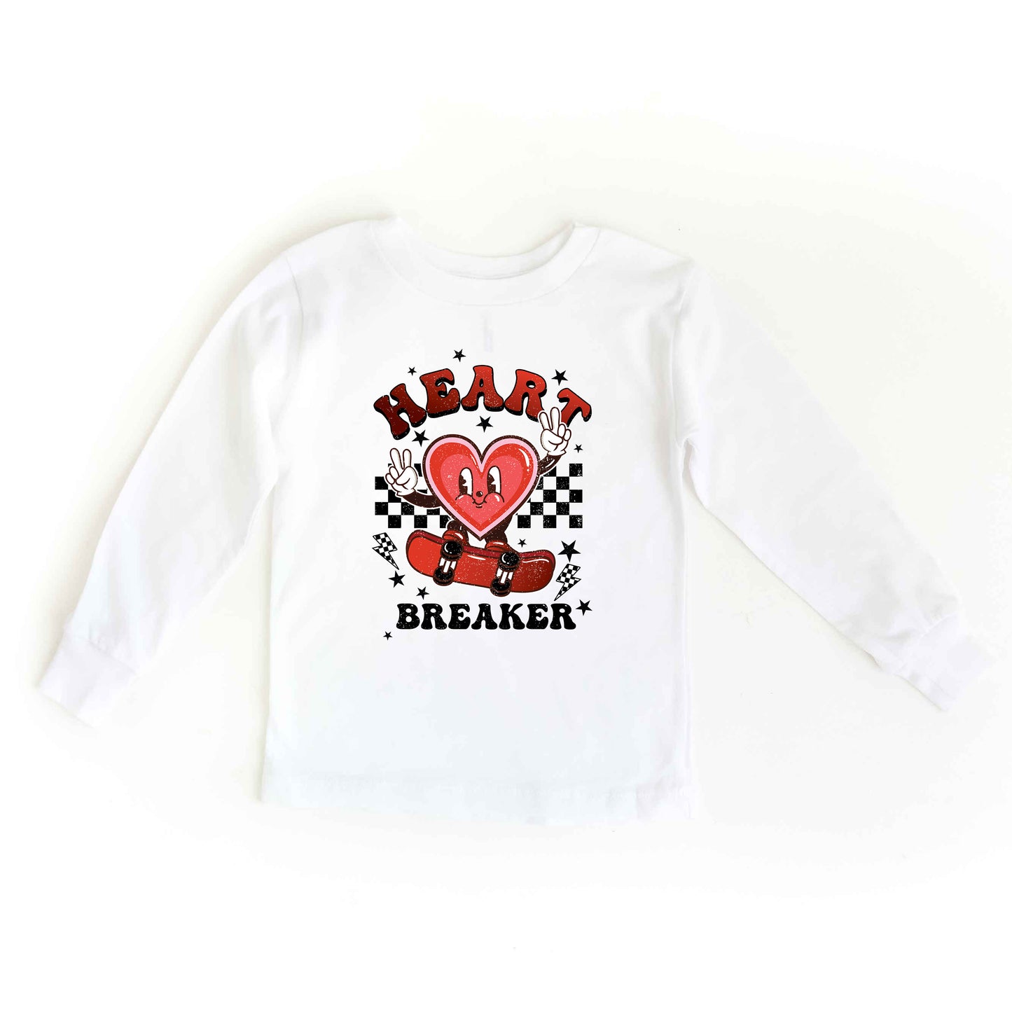 Heart Breaker Skater | Youth Long Sleeve Tee