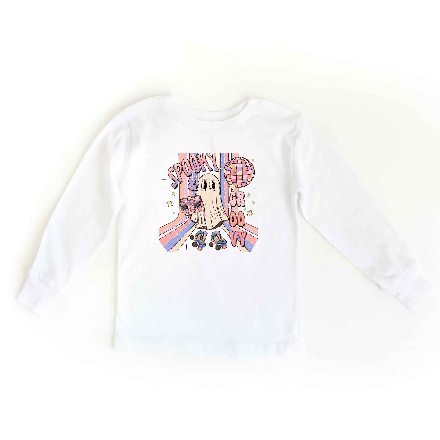 Spooky And Groovy | Toddler Graphic Long Sleeve Tee