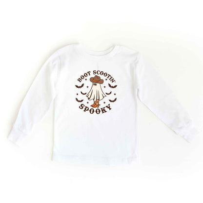 Boot Scootin' Spooky | Youth Graphic Long Sleeve Tee