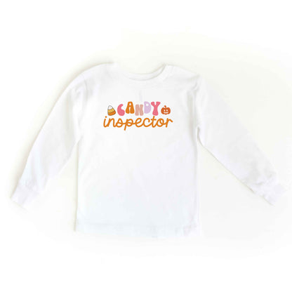 Candy Inspector Colorful | Toddler Graphic Long Sleeve Tee
