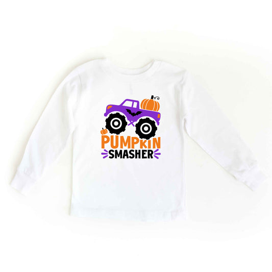 Pumpkin Smasher | Youth Graphic Long Sleeve Tee