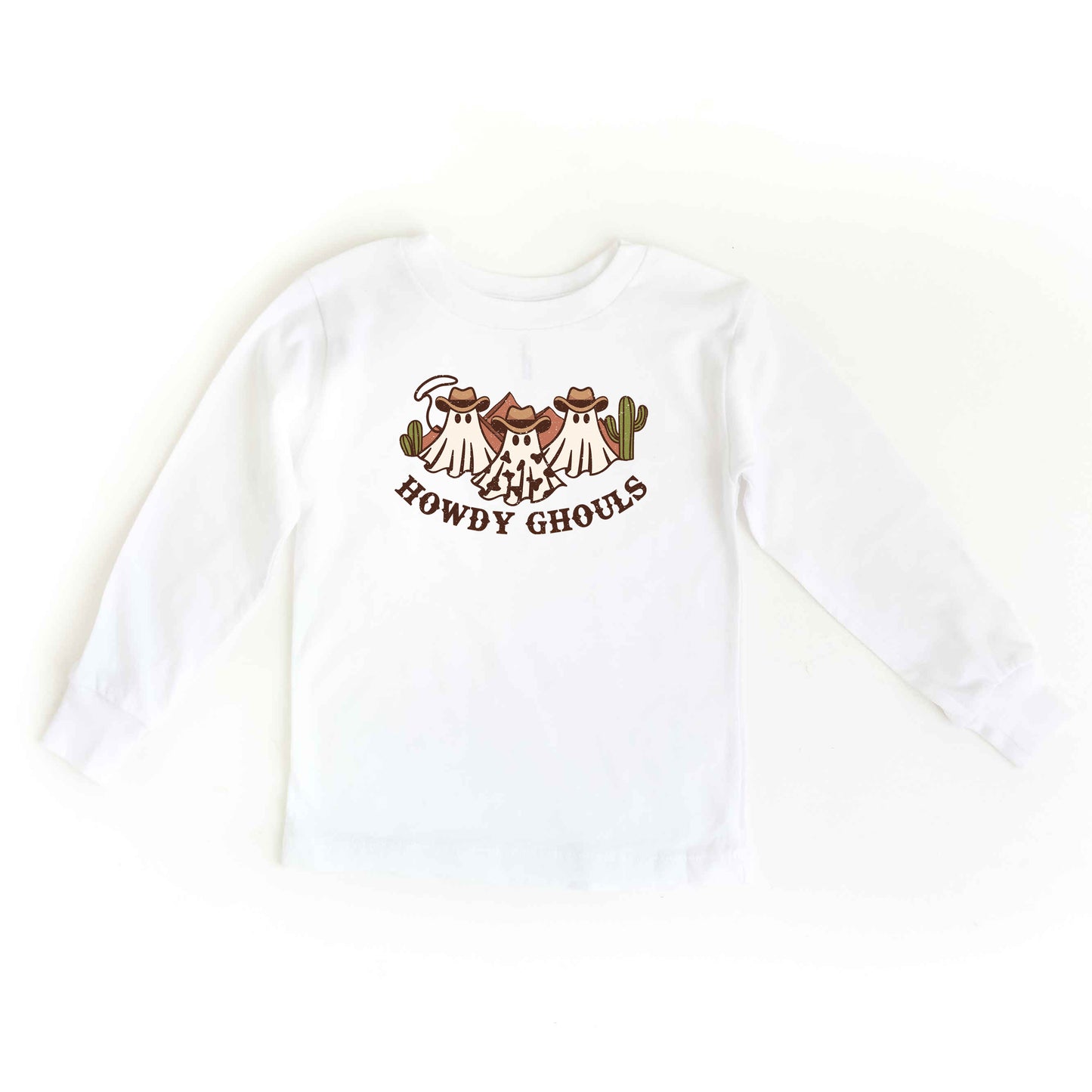 Howdy Ghouls Trio | Toddler Graphic Long Sleeve Tee