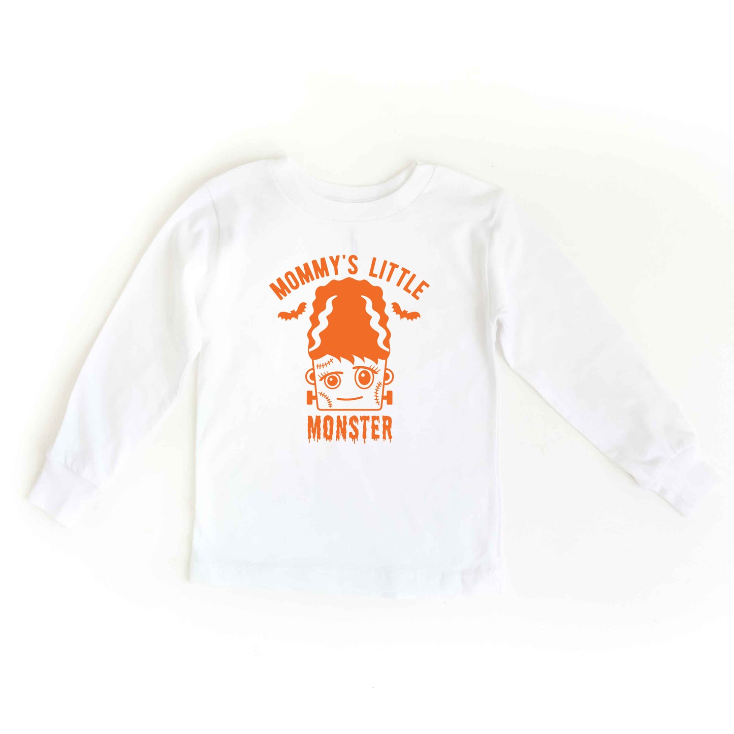 Mommy's Little Monster Girl | Toddler Graphic Long Sleeve Tee