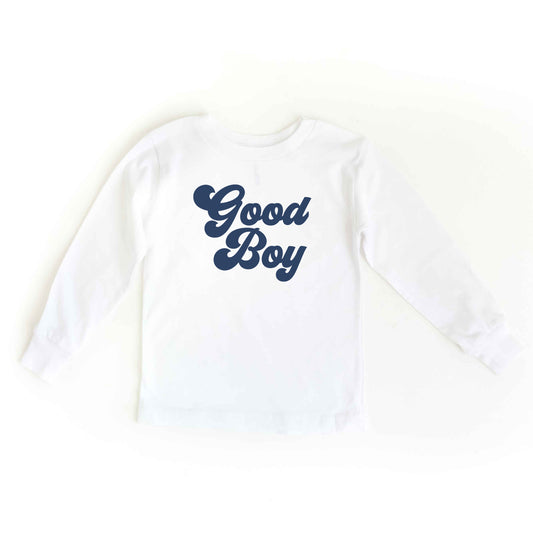 Good Boy Retro | Toddler Long Sleeve Tee