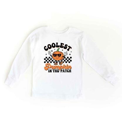 Coolest Pumpkin In The Patch | Toddler Graphic Long Sleeve Tee