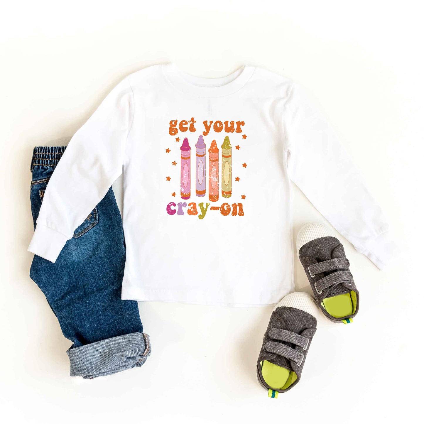 Get Your Cray-On | Toddler Long Sleeve Tee