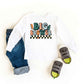 Big Brother Checkered | Toddler Graphic Long Sleeve Tee